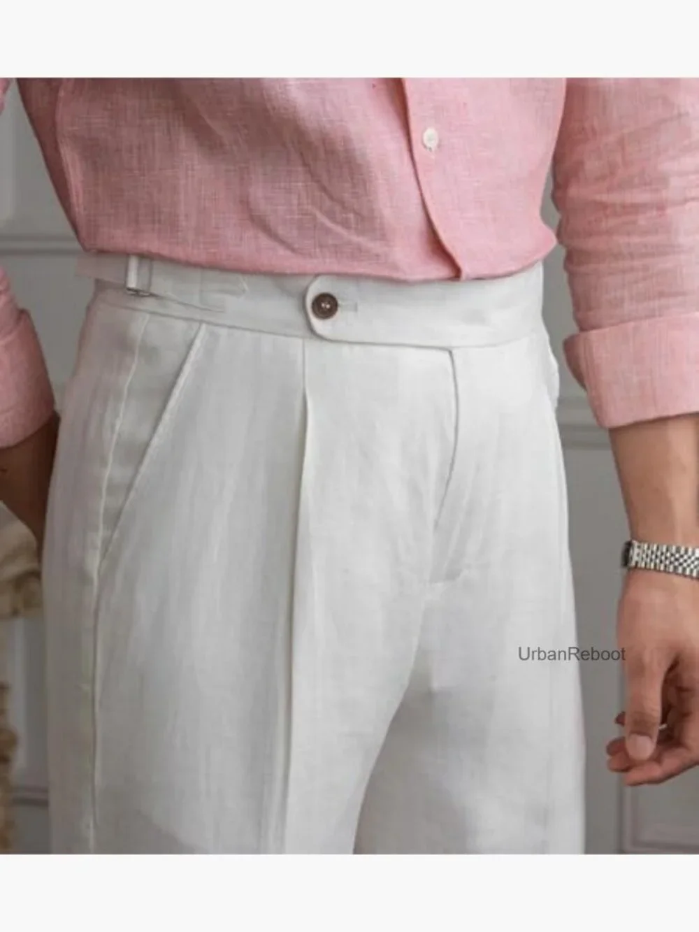 Premium Linen Dress Pants Vintage Lightweight Breathable Men's Spring Summer